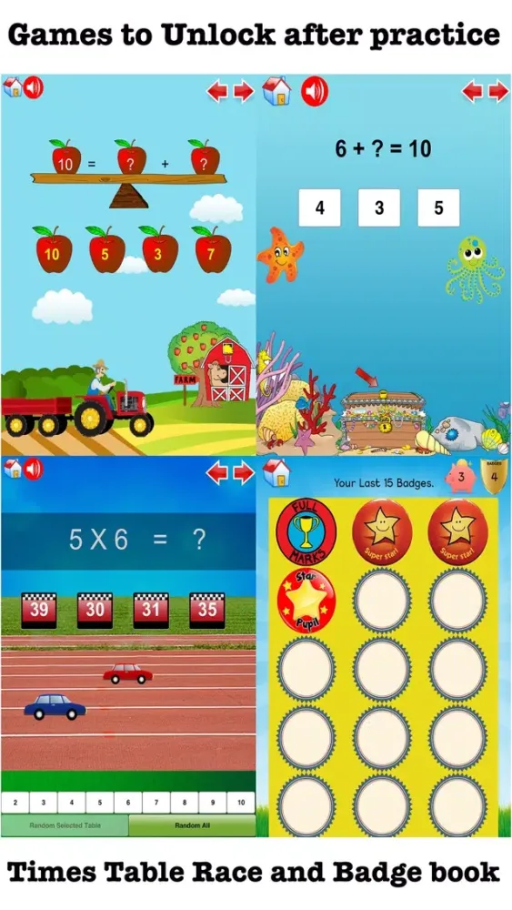 Zrzuty ekranu Core Math Grade 2 Practice Fun