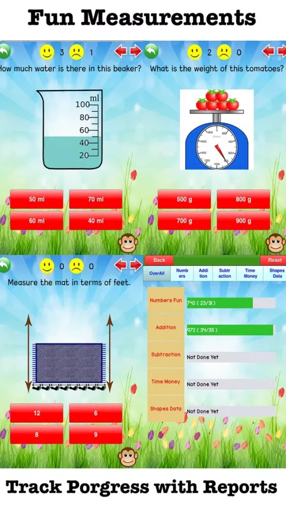 Zrzuty ekranu Core Math Grade 2 Practice Fun
