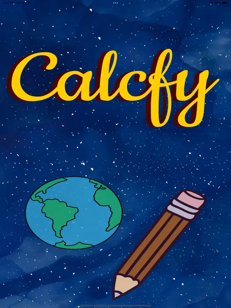 Calcfy iPad  스크린샷