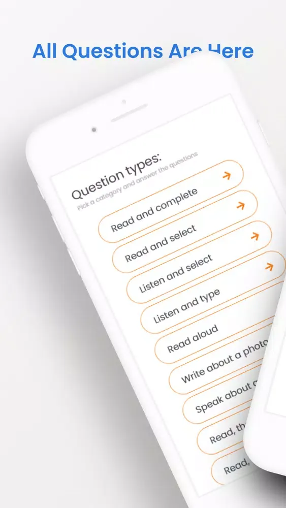 Capturas de tela do Duolingo English Test Practice