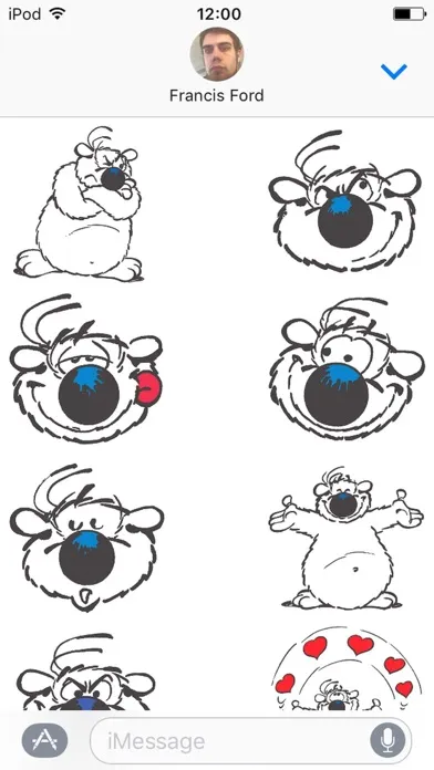 Tangkapan skrin Cubitus Stickers