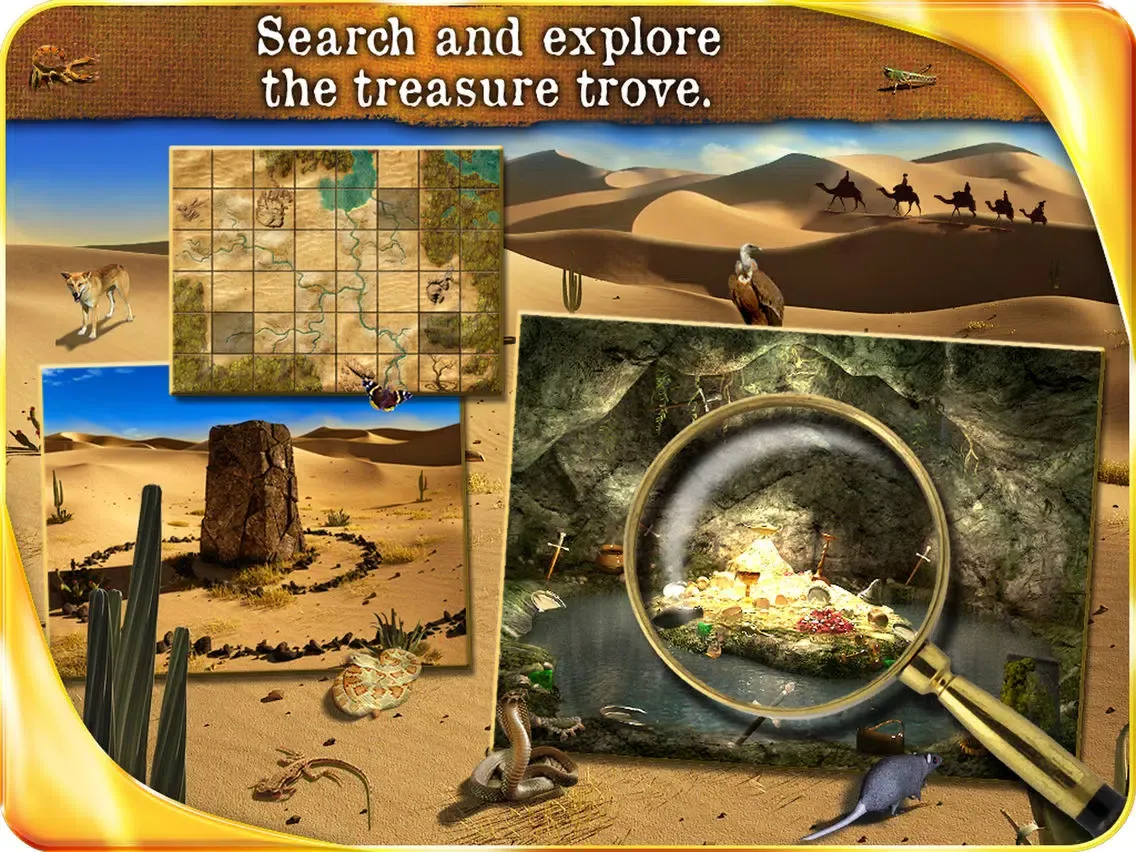 Zrzuty ekranu Aladin and the Enchanted Lamp (FULL) - Extended Edition - A Hidden Object Adventure iPad 