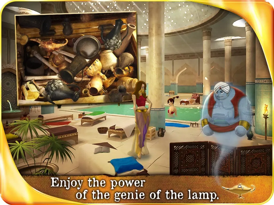 Zrzuty ekranu Aladin and the Enchanted Lamp (FULL) - Extended Edition - A Hidden Object Adventure iPad 