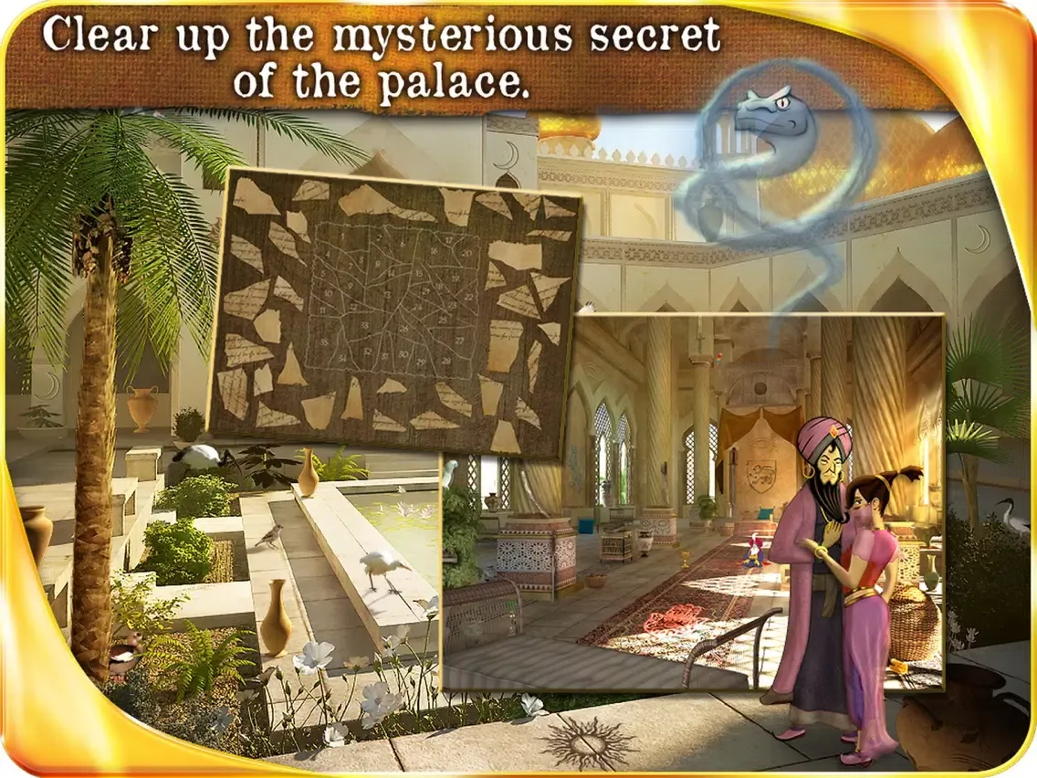 Zrzuty ekranu Aladin and the Enchanted Lamp (FULL) - Extended Edition - A Hidden Object Adventure iPad 