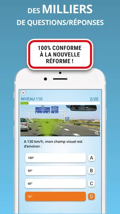 Ảnh chụp màn hình của Code de la Route 2024.