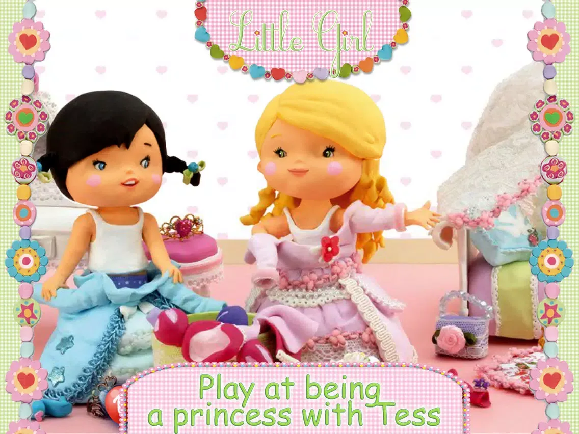 Zrzuty ekranu Tess plays at being a princess - Little Girl iPad 
