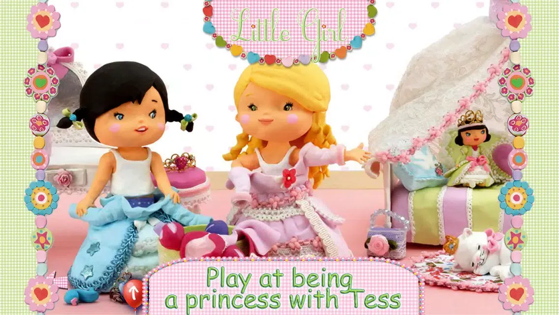 Zrzuty ekranu Tess plays at being a princess - Little Girl