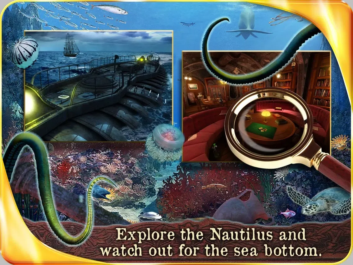 20 000 Leagues under the sea (FULL) - Extended Edition - A Hidden Object Adventure iPad  Screenshots