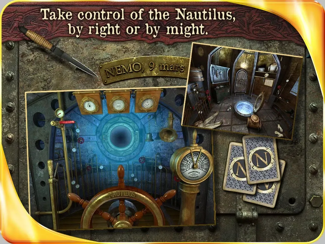 20 000 Leagues under the sea (FULL) - Extended Edition - A Hidden Object Adventure iPad  Screenshots