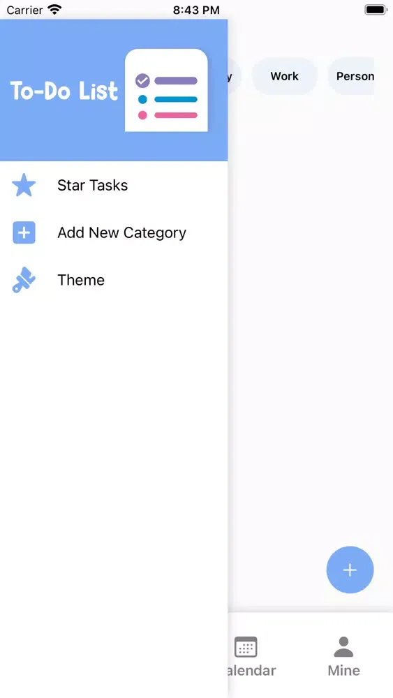 TLA - Todo List App Screenshots