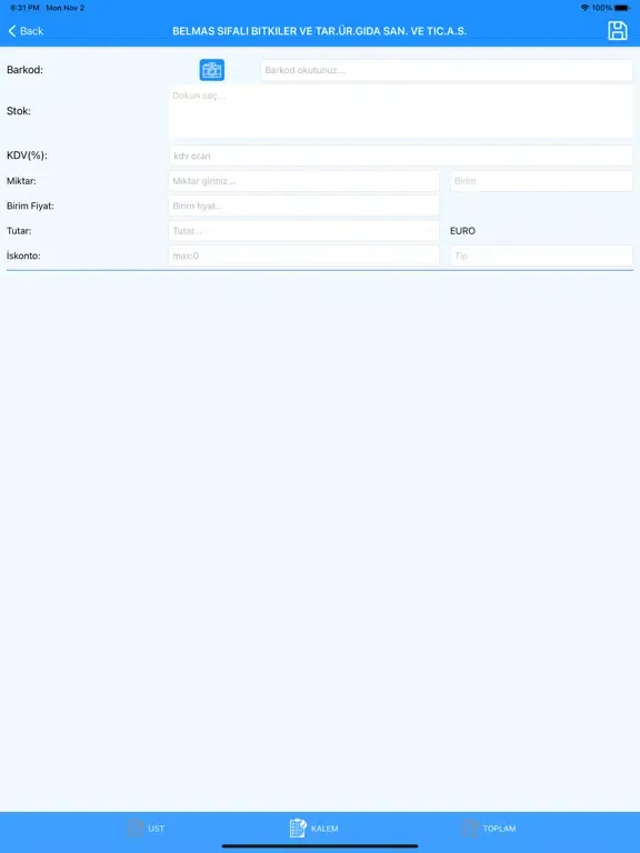 Ahtapot Asistan iPad  スクリーンショット
