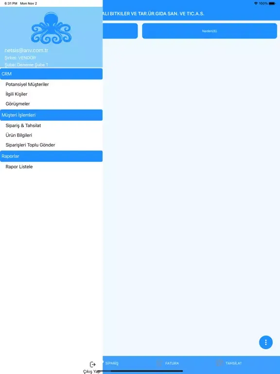 Ahtapot Asistan iPad  スクリーンショット