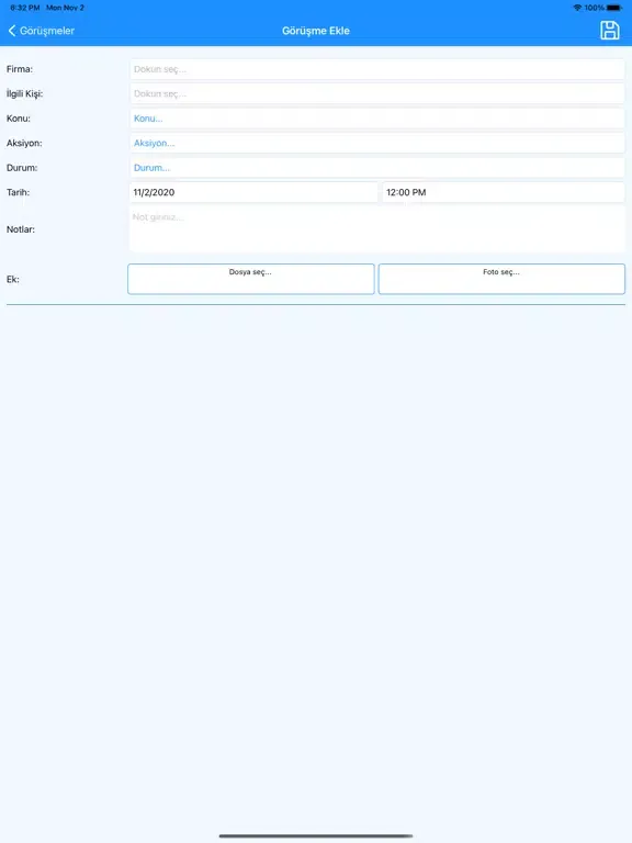 Ahtapot Asistan iPad  スクリーンショット