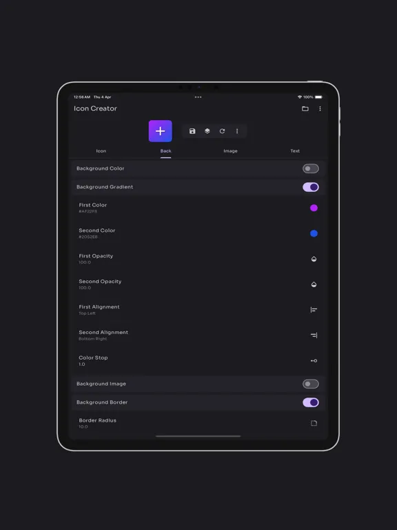 Tangkapan skrin Icon Creator(Pro) iPad 
