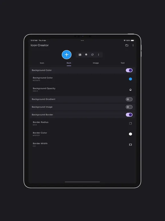 Tangkapan skrin Icon Creator(Pro) iPad 