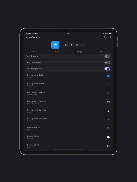 Tangkapan skrin Icon Creator(Pro) iPad 