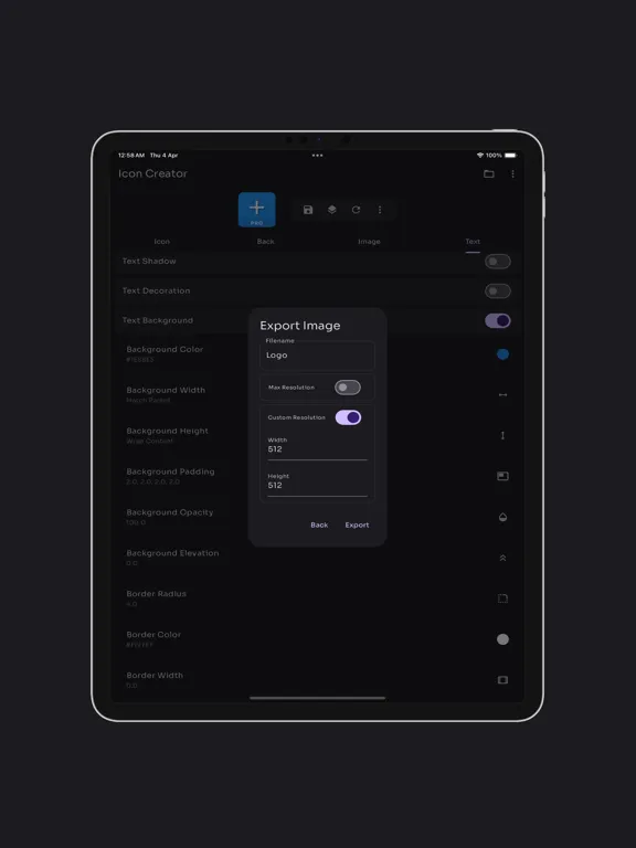 Tangkapan skrin Icon Creator(Pro) iPad 
