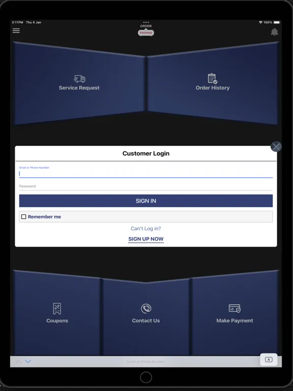 Capturas de pantalla de Order Fuel iPad 