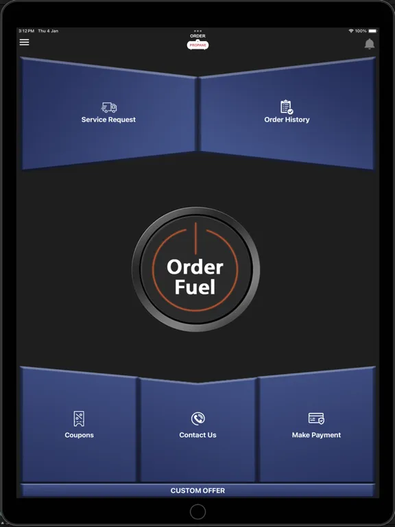 Capturas de pantalla de Order Fuel iPad 
