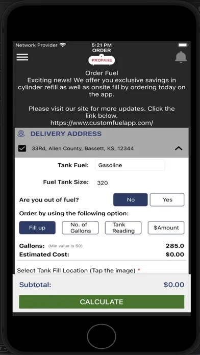 Capturas de pantalla de Order Fuel