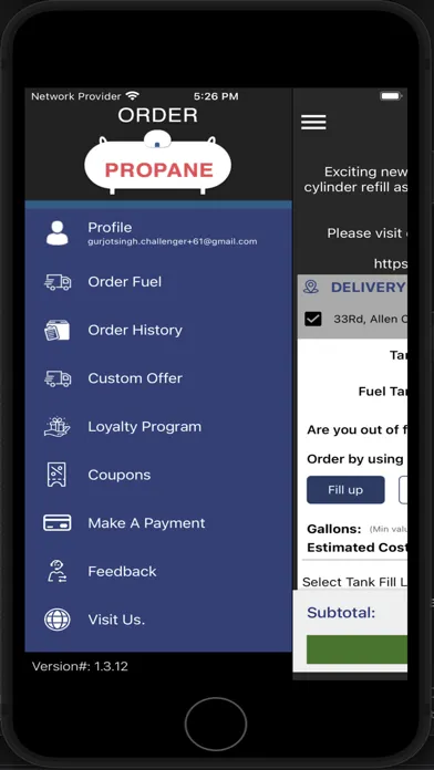 Capturas de pantalla de Order Fuel