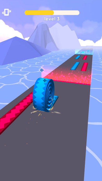 ภาพหน้าจอของ Spiral Run 3D!