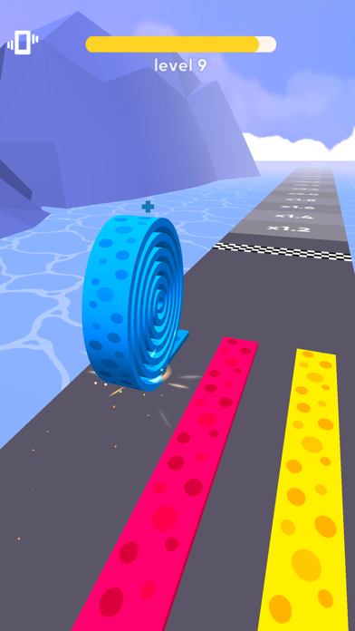 ภาพหน้าจอของ Spiral Run 3D!