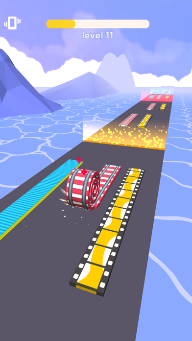 ภาพหน้าจอของ Spiral Run 3D!