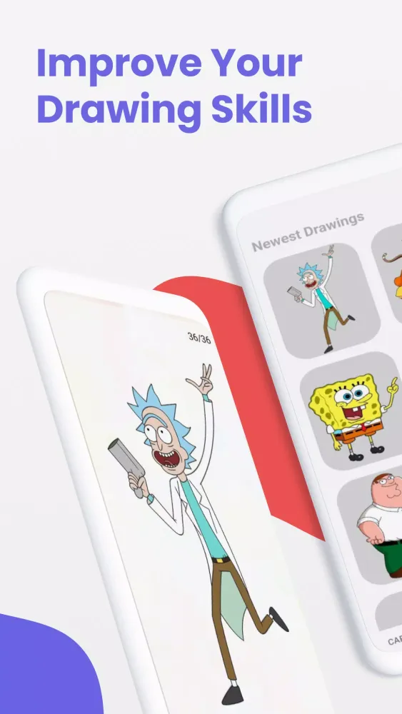 How to draw cartoon characters Screenshots