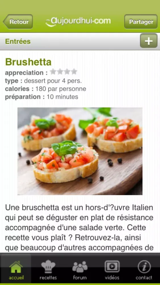 La cuisine d'Aujourdhui.com应用截图