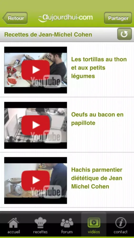 La cuisine d'Aujourdhui.com应用截图