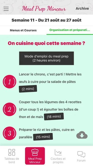 Meal Prep Minceur স্ক্রিনশট