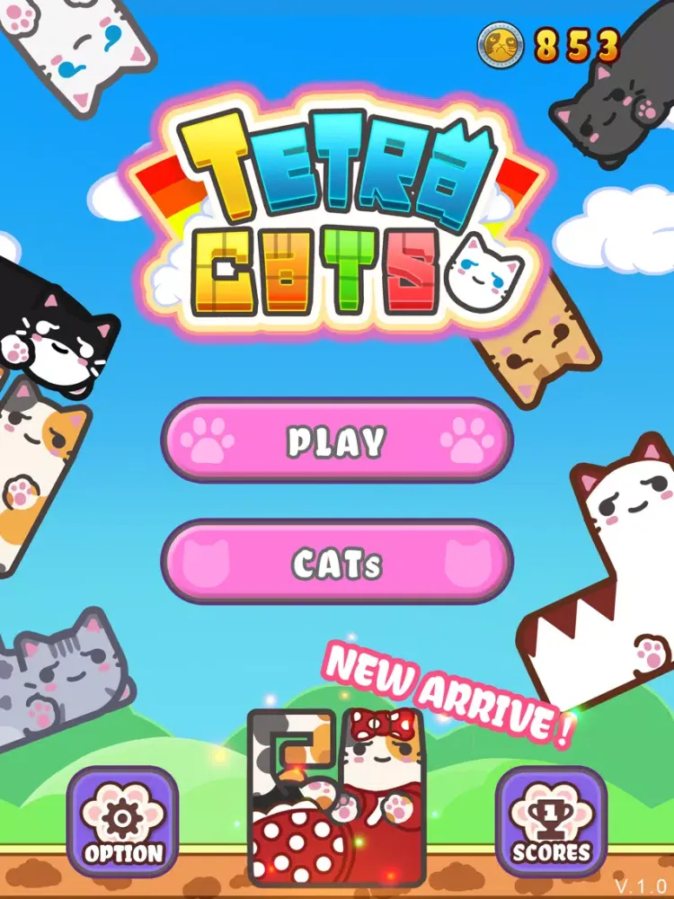 Tangkapan skrin Tetra Cats iPad 