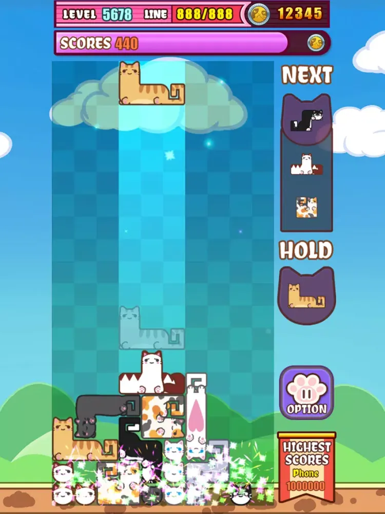 Tangkapan skrin Tetra Cats iPad 