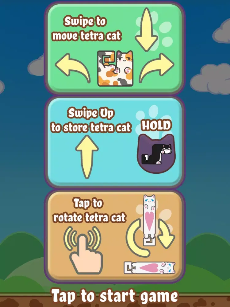 Tangkapan skrin Tetra Cats iPad 