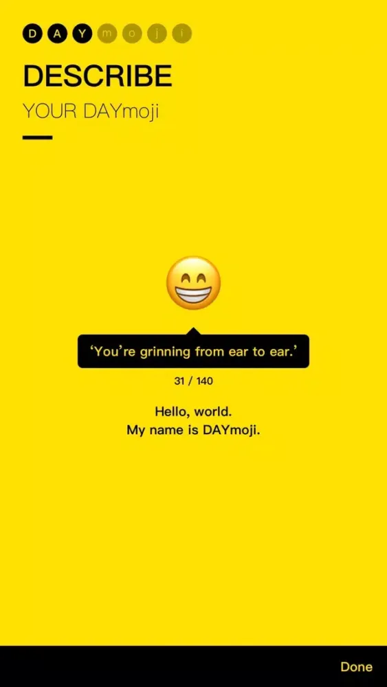 DAYmoji سکرین شاٹس