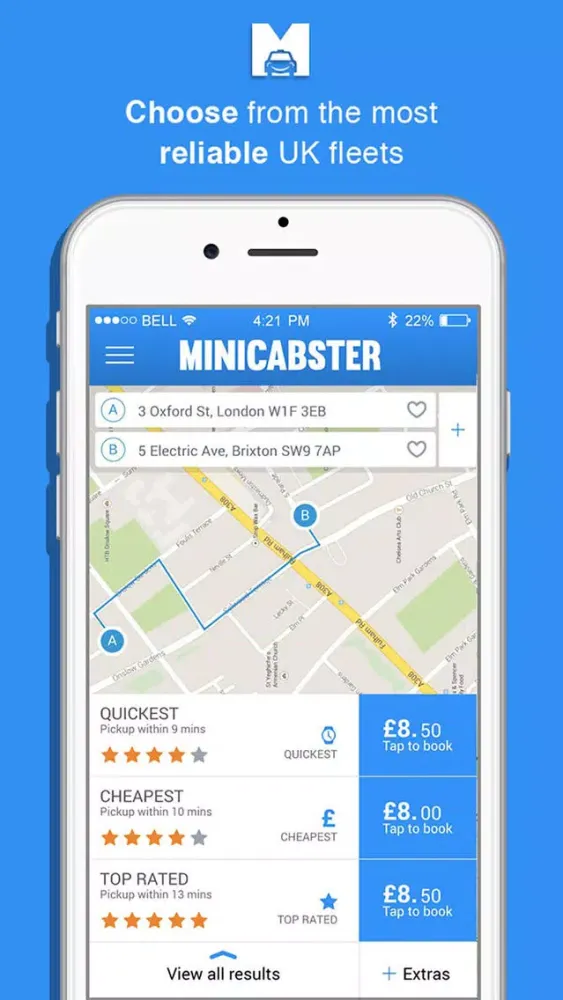 Minicabster Screenshots