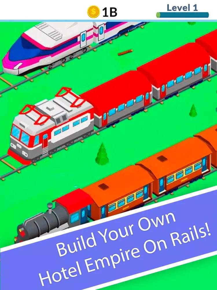 Ảnh chụp màn hình của Train Hotel Tycoon iPad 