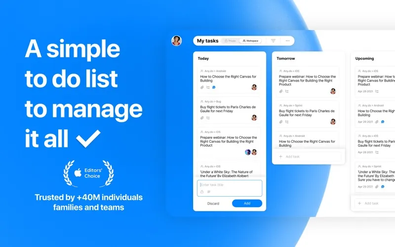 Any.do - To do list & Calendar Screenshots