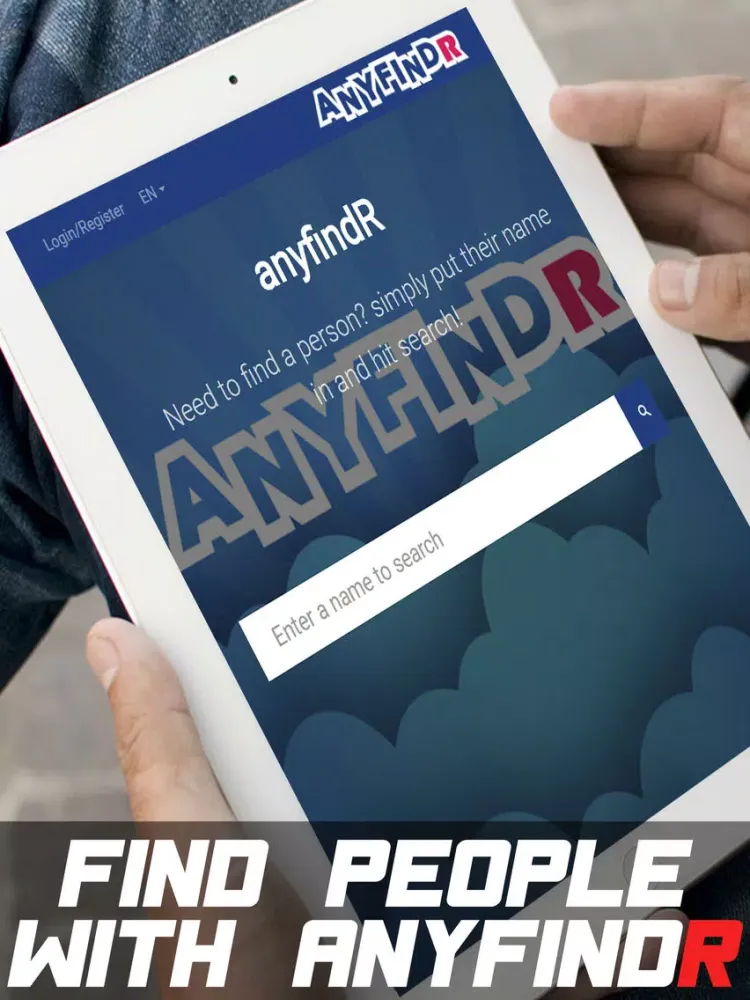 تصاویر anyfindR - Find any person online in one search iPad 