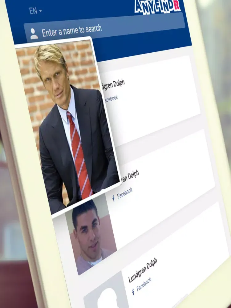 تصاویر anyfindR - Find any person online in one search iPad 