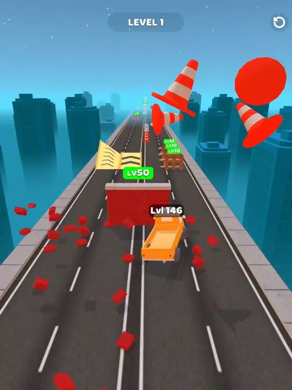 Capturas de tela do Demolish Car 3D iPad 
