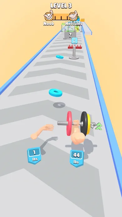 Tangkapan skrin Gains Rush