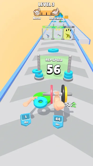 Tangkapan skrin Gains Rush