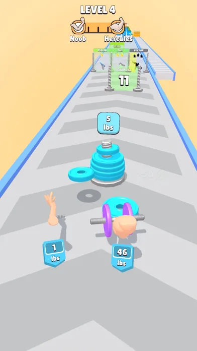 Tangkapan skrin Gains Rush