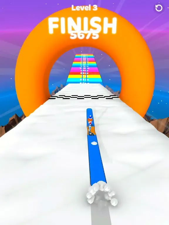 Snowboard Race! iPad  スクリーンショット