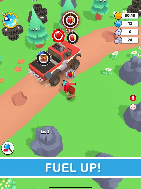 Zrzuty ekranu Wild Road iPad 