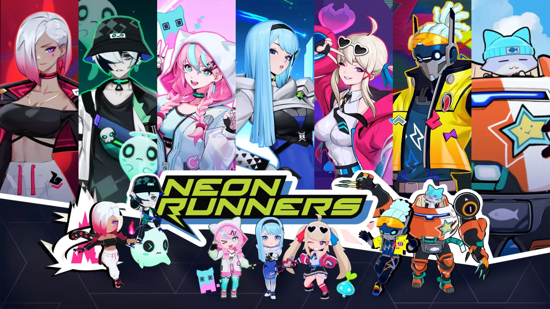 ภาพหน้าจอของ Neon Runners