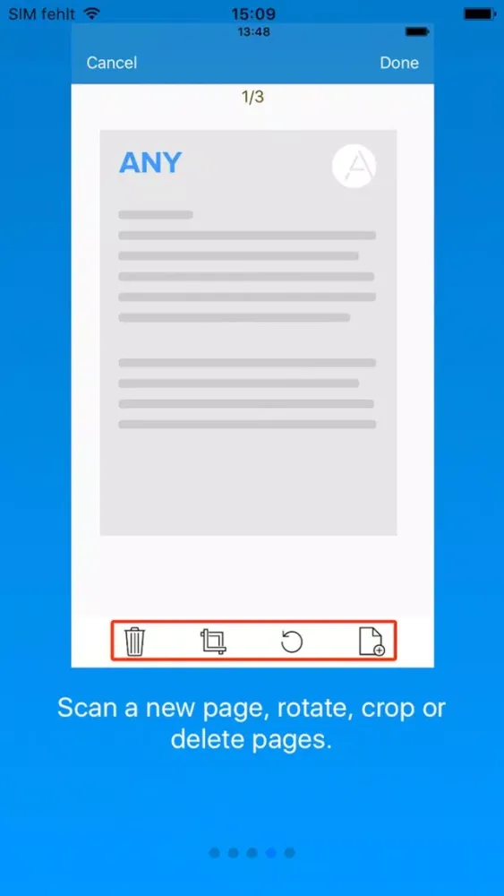 Скриншоты Anyline Document Scanner