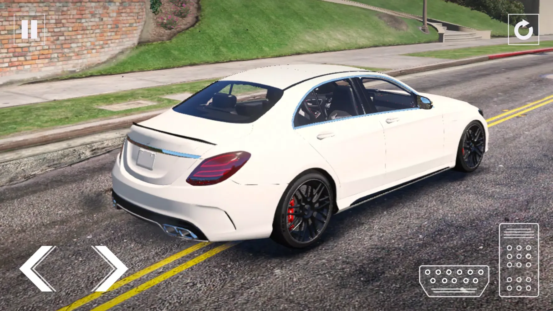 صور Real Car Parking Mers C63s